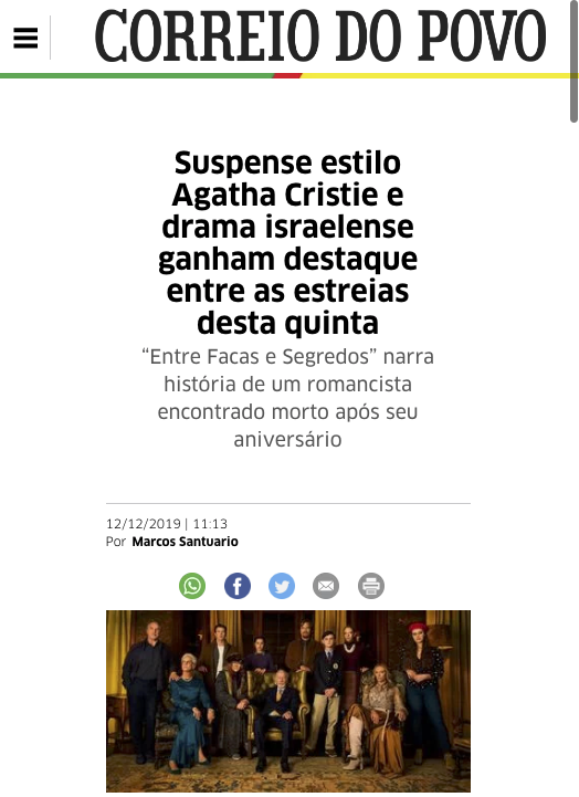 Destaque entre as estreia!